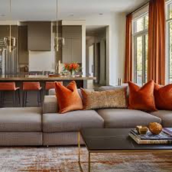 Vintage rich 17 x 17 decorator, wealthy home pillows, fringe and leather - Picture 6 of 16